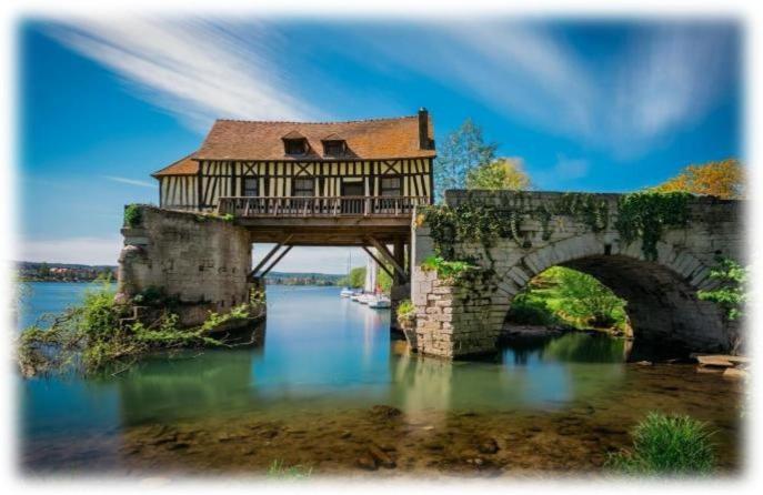 La Petite Maison De Giverny - Gite De Charme 5 Etoiles Au Coeur Du Village - 3 Chambres Exterior foto